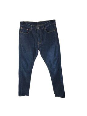 Levis 512 Slim Taper Fit Mens Jeans 33x32 Dark Wash Denim Stretch